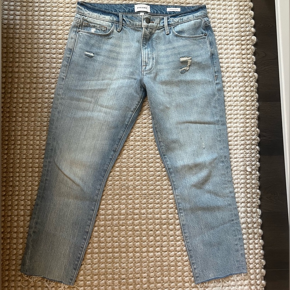 Frame Le Garçon Crop Jeans Lightwash Size 27